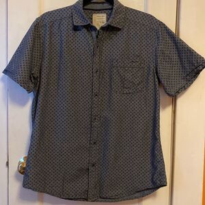 Alexander Julian Colours Mens Short Sleeve Button Up Size Medium